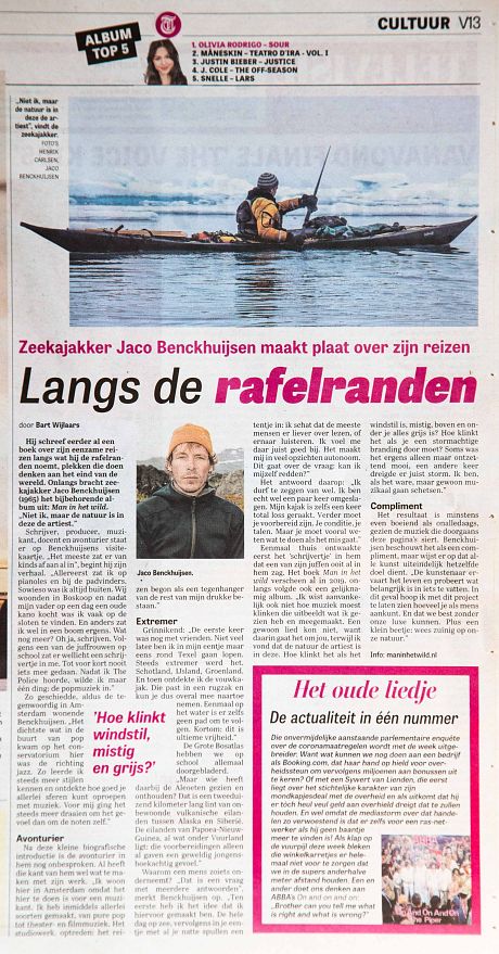 Interview in De Telegraaf
